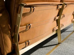Angel Cerda Sofá chaise longue derecha piel camel 6232