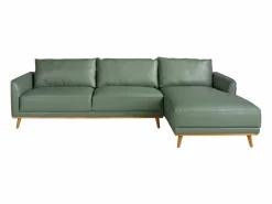 Angel Cerda Sofá chaise longue derecha piel 6199 Verde