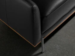 Discount Angel Cerda Sofá chaise longue izquierda piel 6198 Negro