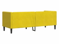 Clearance Sofá Chesterfield 3 plazas con cojines terciopelo Todos Los Sofás|Sofá De Terciopelo