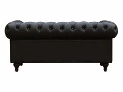 Habitat et jardin Sofá Chesterfield "Aliza"- 2 plazas - Marron Blanco