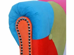 Online Clicnbuy Sofá Chesterfield de 2 plazas tela Multicolor