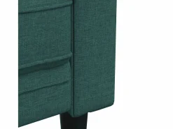 Outlet Clicnbuy Sofá Chesterfield de 3 plazas tela oscuro Verde