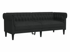 Clicnbuy Sofá Chesterfield de 3 plazas tela