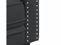 Online Clicnbuy Sofá Chesterfield de 3 plazas cuero artificial Negro