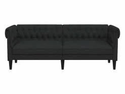 vidaxl Sofá Chesterfield de 3 plazas tela