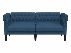 Clicnbuy Sofá Chesterfield de 2 plazas tela