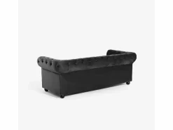 Clearance Sofá Chesterfield de terciopelo de 3 plazas estilo clásico vintage Norwich - Todos Los Sofás|Sofá De Terciopelo