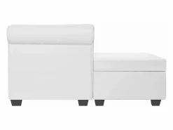 Clicnbuy Sofá Chesterfield en forma de L cuero sintético