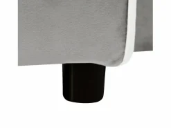 Sofá con bolsillo lateral y portavasos soporte móvil confort espuma y terciopelo ideal para apartamento antiguo y blanco Gris