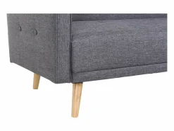 Outlet Sofá convertible 3 plazas diseño escandinavo oscuro ULLA Sofá Escandinavo