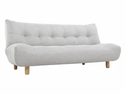 Hot Sofá convertible diseño escandinavo y roble YUMI Sofá Escandinavo