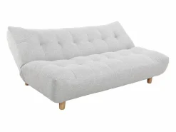 Hot Sofá convertible diseño escandinavo y roble YUMI Sofá Escandinavo