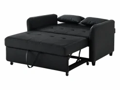 Sofá de 2 plazas - Sofá con respaldo regulable en tres posiciones y función dormitorio - PU