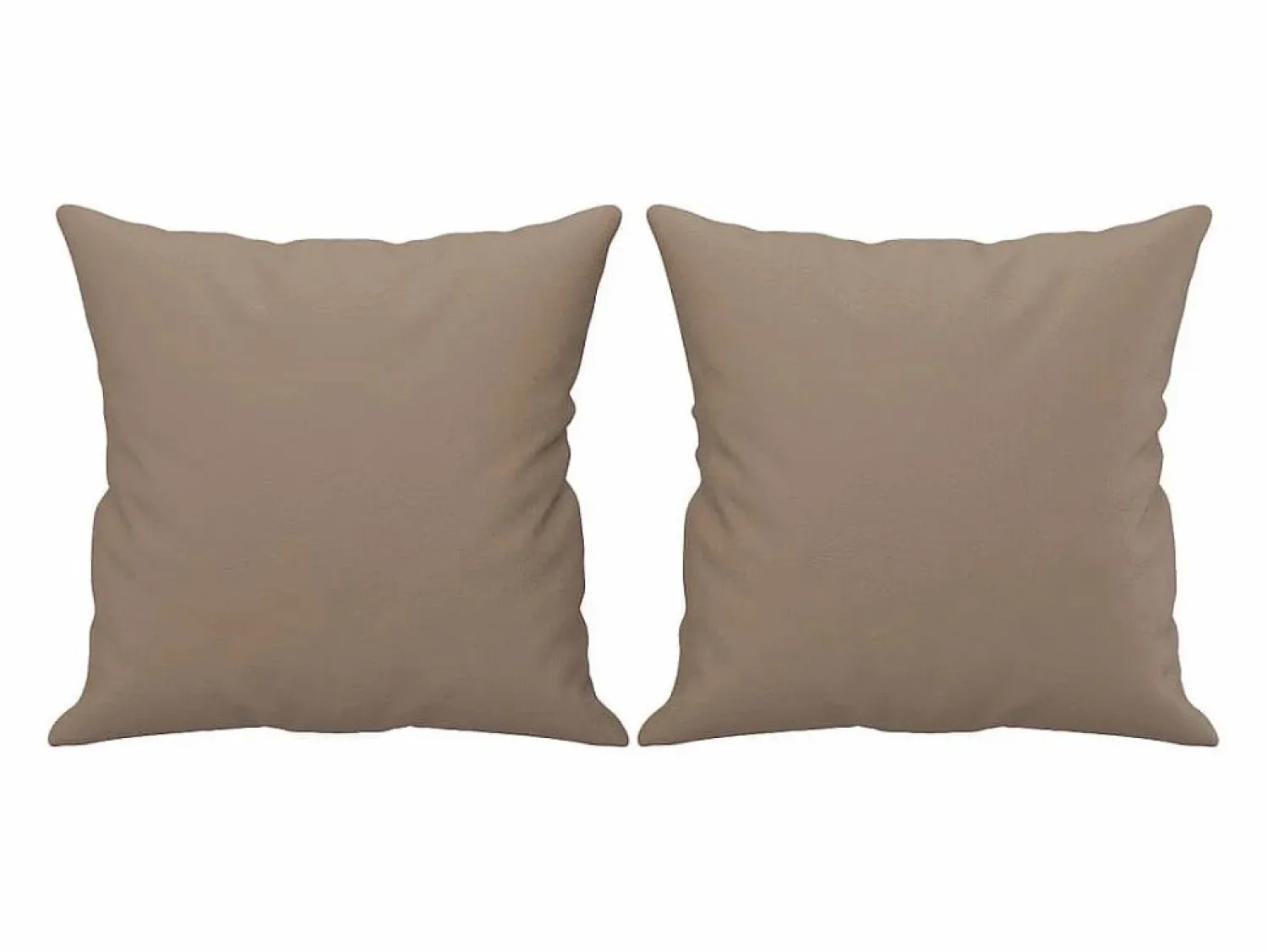 Clicnbuy Sofá de 3 plazas con cojines cuero sintético capuchino 180 cm