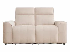Best Vente-unique Sofá de 2 plazas con relax eléctrico en chenilla SCAMOCO Beige
