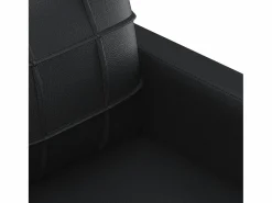 vidaxl Sofá de 3 plazas de cuero sintético 180 cm