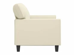 vidaxl Sofá de 2 plazas de cuero sintético color 120 cm