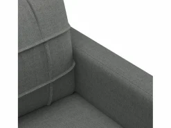Discount Sofá de 2 plazas de tela oscuro 140 cm Todos Los Sofás|Sofá - 2 Plazas