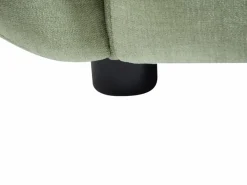 Outlet Vente-unique Sofá de 3 plazas de tela con efecto acolchado JULORI Verde