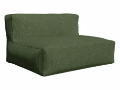 Sale Vente-unique Sofá de 2 plazas de terciopelo en color estilo contemporáneo NOUMARA Verde