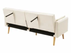 OKWISH Sofá de 2 plazas de terciopelo , con respaldo y reposabrazos ajustables, de diseño moderno, para salón o dormitorio