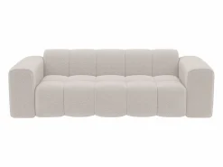 Clearance Vente-unique Sofá de 3 plazas en chenilla CALESO de Maison Céphy Beige