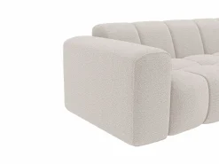 Clearance Vente-unique Sofá de 3 plazas en chenilla CALESO de Maison Céphy Beige