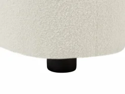 Clearance Vente-unique Sofá de 3 plazas en tela bouclé color blanco OVOTAS Marfil