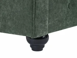 Vente-unique Sofá de 2 plazas en tela color CHESTERFIELD Verde