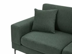 Vente-unique Sofá de 2 plazas en tela texturizada color JAMOLO