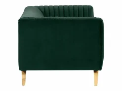 New Rendez-Vous Déco Sofá de 3 plazas en terciopelo oscuro - Gatsby Verde
