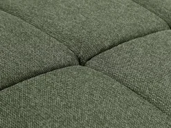 Clearance Vente-unique Sofá de 3 plazas reclinable con asiento deslizante eléctrico en tela NELOSA Verde