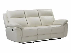 Clearance Sofá de 3+2 plazas relax de piel de búfalo PAKITA Conjunto Sofás