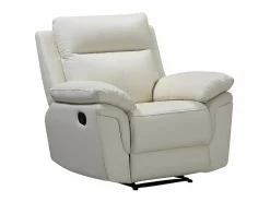 Clearance Sofá de 3+1 plazas relax de piel de búfalo PAKITA Conjunto Sofá Y Sillón