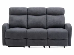 Clearance Sofá de 3+2 plazas relax de tela estilo contemporáneo EVELYN Conjunto Sofás