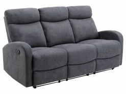 Clearance Sofá de 3+2 plazas relax de tela estilo contemporáneo EVELYN Conjunto Sofás