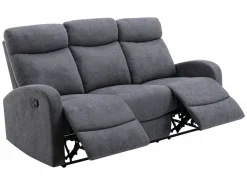 Clearance Sofá de 3+2 plazas relax de tela estilo contemporáneo EVELYN Conjunto Sofás