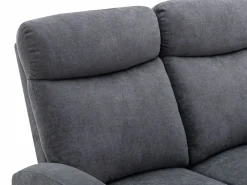 Clearance Sofá de 3+2 plazas relax de tela estilo contemporáneo EVELYN Conjunto Sofás