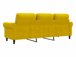 Outlet Sofá de 3 plazas terciopelo 180 cm Todos Los Sofás|Sofá De Terciopelo