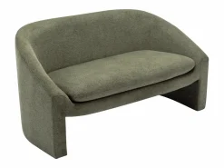 Online Sofá de 2 plazas y sillón de tela color OSSANA Conjunto Sofá Y Sillón