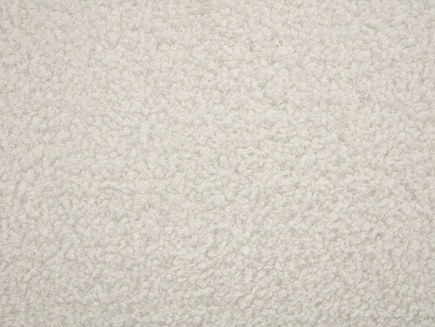 Discount Vente-unique Sofá de 2 plazas y sillón en tejido tela de rizo OSSANA Blanco