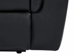 Vente-unique Sofá de 3 plazas y sillón relax eléctrico de piel KENNETH
