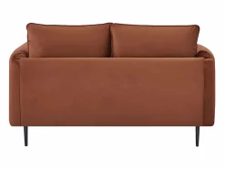 Online SENHO Sofá de dos plazas de terciopelo YORK - Confort y elegancia para tu salón Terracota