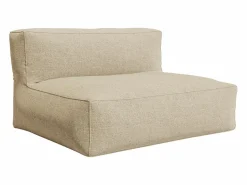 Sale MYLIA Sofá de jardín de 2 plazas de tela - - NOUMARA de Beige