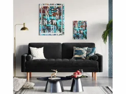 Hot Sofá de terciopelo de 2 a 2 -Seaz, sofá de sala de estar moderna, con reposabrazos y pies bajos, una espalda baja - 148.5x78x85cm Sofá Vintage|Sofás Chesterfield