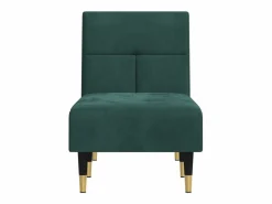 Clearance Sofá de terciopelo oscuro ES81479 Diván Cama