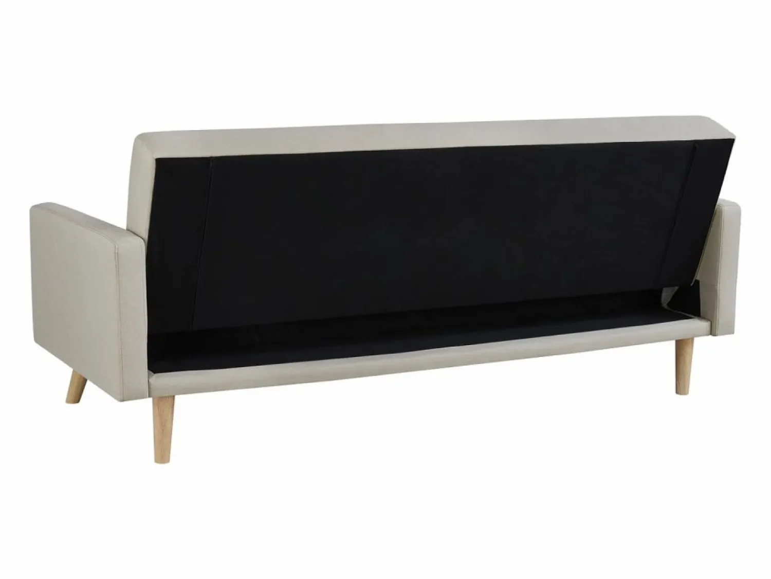 Concept-Usine Sofá escandinavo convertible 3 plazas de tela WOODEN