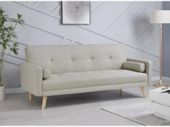 Outlet Sofá escandinavo convertible 3 plazas de tela BERLIN Todos Los Sofás|Sofá Escandinavo
