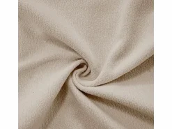 New DripeX Sofá esquina 2 plazas + 2 poufs - con 4 cojines - tejido felpa - 220x145x81cm Beige